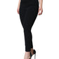 Dolce & Gabbana Black Viscose High Waist Tapered Pants