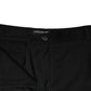 Dolce & Gabbana Black High Waist Tapered Pants