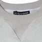 Dolce & Gabbana White Nylon Stretch Crew Neck Pullover Sweater