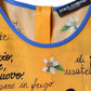 Dolce & Gabbana Orange Silk Cannoli Siciliana Print Short Sleeves Top