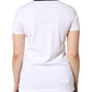 Dolce & Gabbana White Eleganza Print Cotton Short Sleeves T-shirt