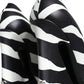 Dolce & Gabbana White Black Zebra Leather Heels Pumps Shoes