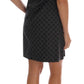 Dolce & Gabbana Elegant Polka Dot Wool Blend Dress