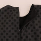 Dolce & Gabbana Elegant Polka Dot Wool Blend Dress