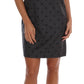 Dolce & Gabbana Chic Sleeveless Polka Dot Wool Dress