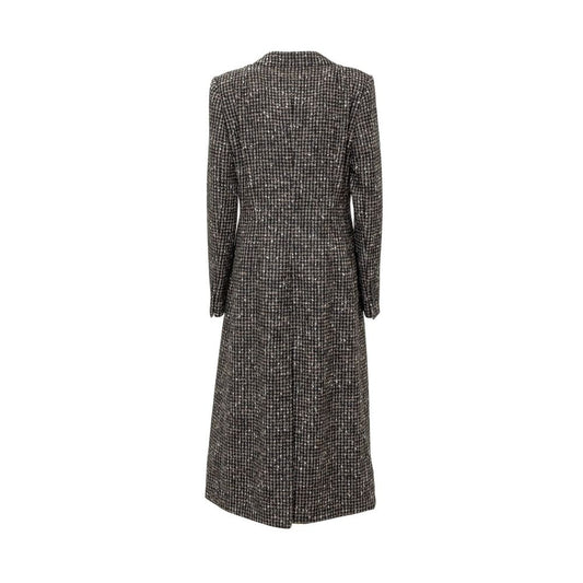 Dolce & Gabbana Brown Wool Jackets & Coat