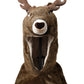 Dolce & Gabbana Brown Deer Faux Fur Whole Head Hat