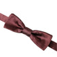 Dolce & Gabbana Brown Silk Adjustable Neck Men Bow Tie