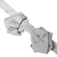 Dolce & Gabbana Gray Silk Adjustable Neck Men Bow Tie