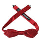 Dolce & Gabbana Red Brocade Silk Adjustable Neck Men Bow Tie