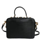 Dolce & Gabbana Black Calfskin Leather Welcome Handbag Bag