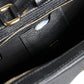 Dolce & Gabbana Black Calfskin Leather Welcome Handbag Bag