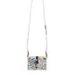 Dolce & Gabbana White Graffiti Print Clutch Crossbody Bag