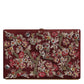 Dolce & Gabbana Bordeaux Velvet Gold Frame Clutch Evening Bag