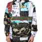 Dolce & Gabbana Multicolor Patchwork Cotton Hooded Jacket