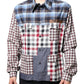 Dolce & Gabbana Multicolor Patchwork Button Down Casual Shirt