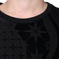 Dolce & Gabbana Black Printed Crew Neck Sweatshirt Sweater