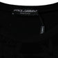 Dolce & Gabbana Black Printed Crew Neck Sweatshirt Sweater