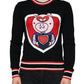 Dolce & Gabbana Black Cashmere Pig of the Year Pullover Sweater