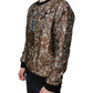 Dolce & Gabbana Brown Jacquard Mambo Pineapple Pullover Sweater