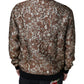 Dolce & Gabbana Brown Jacquard Mambo Pineapple Pullover Sweater