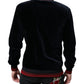 Dolce & Gabbana Multicolor Jacquard Crew Neck Sweatshirt Sweater