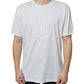 Dolce & Gabbana White Logo Embossed Cotton Crewneck T-shirt