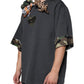 Dolce & Gabbana Gray Camouflage Animal Stuff Cotton T-shirt