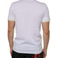 Dolce & Gabbana White Cotton Pocket Short Sleeves T-shirt