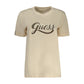 Guess Jeans Beige Cotton Tops & T-Shirt