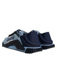 Dolce & Gabbana Blue Black Low Top NS1 Sneakers Shoes