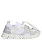 Dolce & Gabbana White Mesh Sorrento Trekking Sneakers Shoes