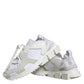 Dolce & Gabbana White Mesh Sorrento Trekking Sneakers Shoes