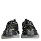 Dolce & Gabbana Multicolor Lace Up Low Top NS1 Sneakers Shoes