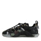 Dolce & Gabbana Multicolor Lace Up Low Top NS1 Sneakers Shoes