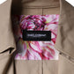 Dolce & Gabbana Khaki Double Breasted Trench Coat Jacket