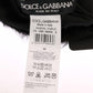 Dolce & Gabbana Elegant Black Xiangao Fur Beanie Hat