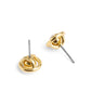 Faux Stone Convertible Halo Stone Stud Earrings