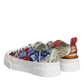 Dolce & Gabbana Multicolor Patchwork Low Top Sneakers Shoes