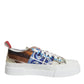 Dolce & Gabbana Multicolor Patchwork Low Top Sneakers Shoes