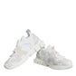 Dolce & Gabbana White Mesh Sorrento Trekking Sneakers Shoes