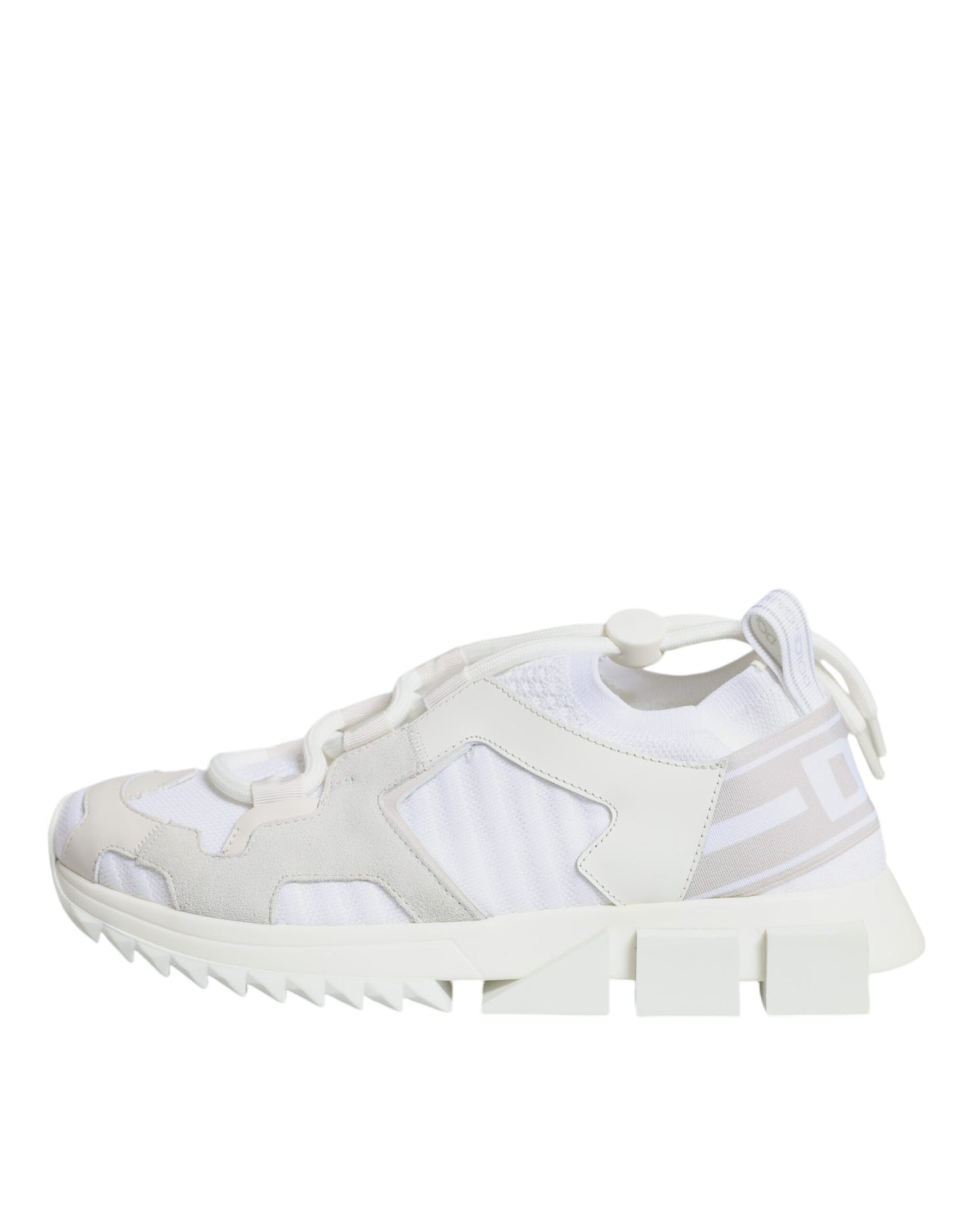 Dolce & Gabbana White Mesh Sorrento Trekking Sneakers Shoes