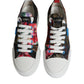 Dolce & Gabbana Multicolor Patchwork Low Top Sneakers Shoes