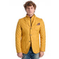 Roberto Pepe Luxury Yellow Polyester Jacket