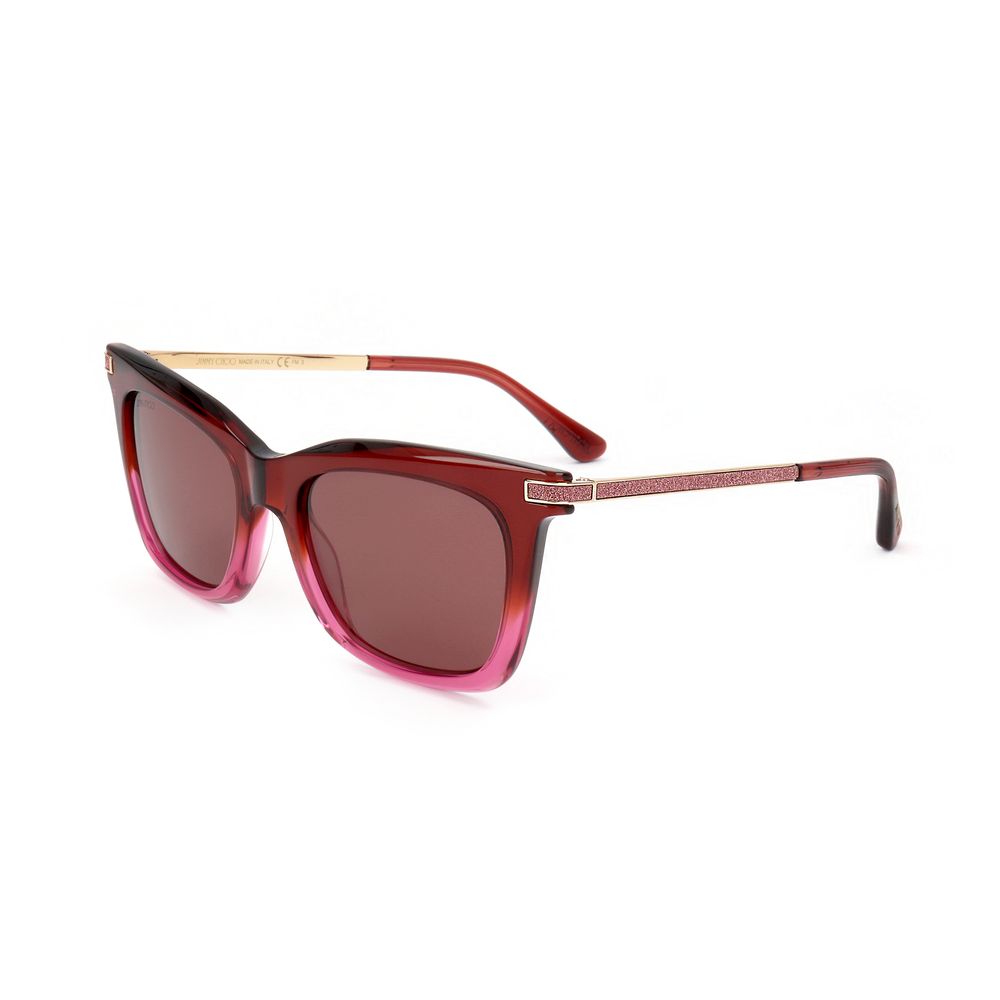 Jimmy Choo Red Metal Sunglasses