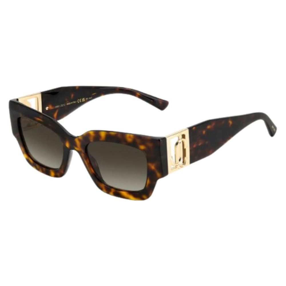 Jimmy Choo Brown Resin Sunglasses