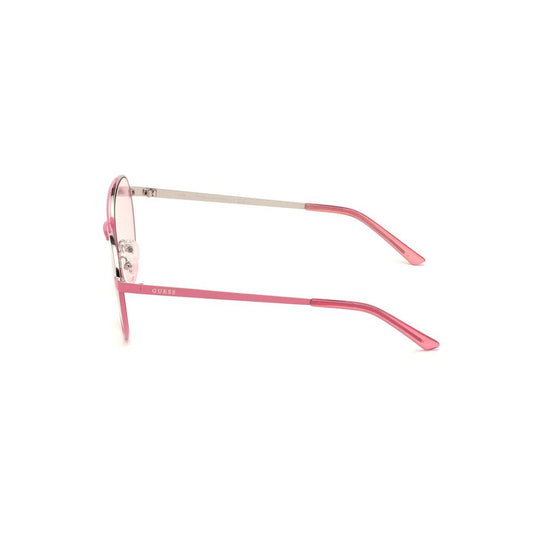 Guess Pink Metal Sunglasses