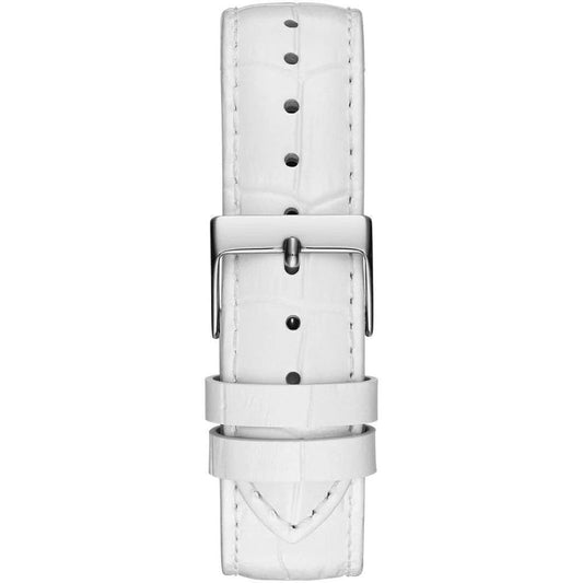 Guess White Leather Watch