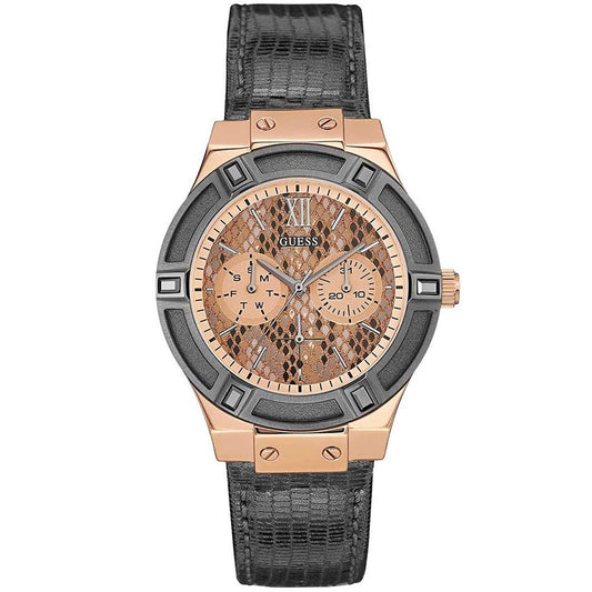 Guess Gray Leather Watch