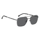 Hugo Boss Gray Metal Sunglasses